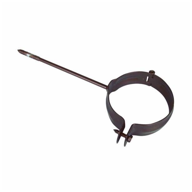 OBJEMKA ZA ŽLEB ŠUŠTERŠIČ FI 10 CM POCINKANA RJAVA KRATKA