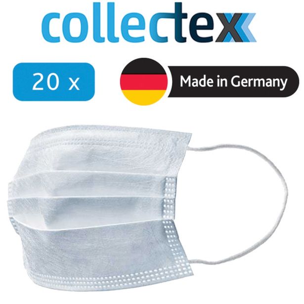 COLLECTEX OBRAZNA MASKA V ZAVITKU 20 KOS (20/1)