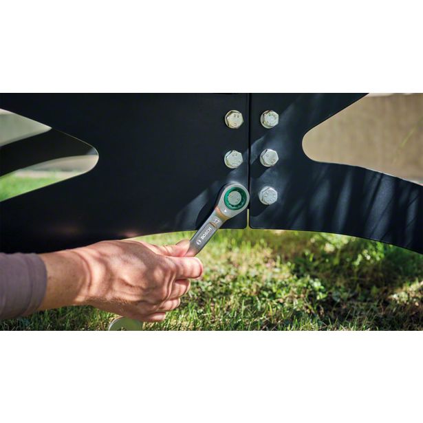 OBROČNI KLJUČ Z RAGLJO BOSCH DIY 8-DELNI ZELENI