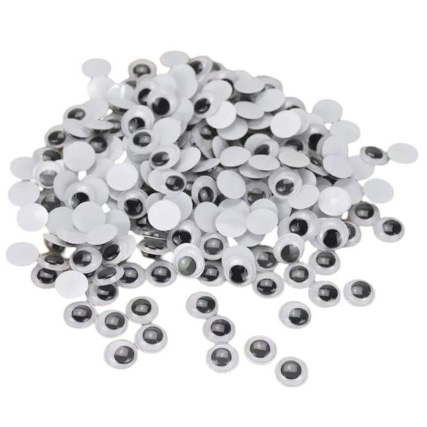 OČESA PLASTIČNA, 12 MM, 100 KOM.