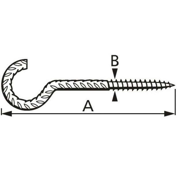 KAVELJ Z NAVOJEM 60X5.2X20X14 POMEDIRAN V ZAVITKU JE 3 KOS