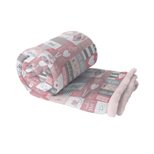 ODEJA SIRETESSILE 150X200 CM I LOVE YOU