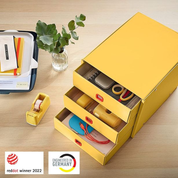 ODLOŽNI PREDAL, PREDALNIK LEITZ COSY-WOW COSY 3-DELNI ZLOŽLJIV RUMEN