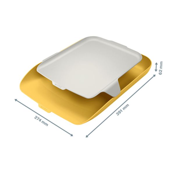 ODLOŽNI PREDAL, PREDALNIK LEITZ COSY-WOW COSY Z DODATNO POLIČKO RUMEN