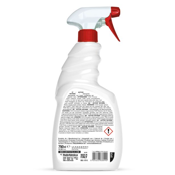 TEKOČE ČISTILO ZA POVRŠINE NA OSNOVI AKTIVNEGA KISIKA, 750 ML