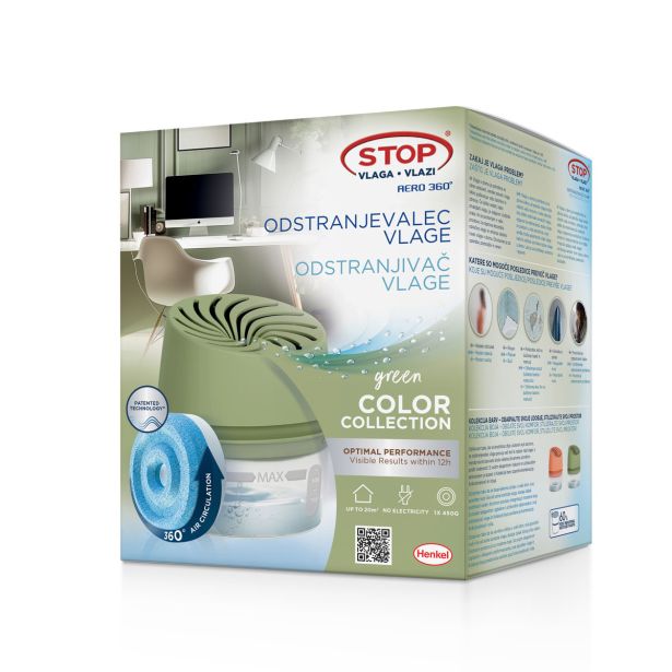 ODSTRANJEVALEC VLAGE SET HENKEL ACC CERESIT STOP AERO 360° SET 450 G GREEN