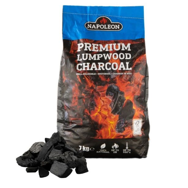 OGLJE ZA ŽAR PREMIUM  7 KG 67105 NAPOLEON 100% NARAVNO, GORI DO 2 URI.