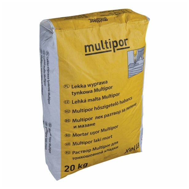 OGNJEVZDRŽNI DODATEK YTONG LEPILNA MALTA LAHKA 20 KG MULTIPOR