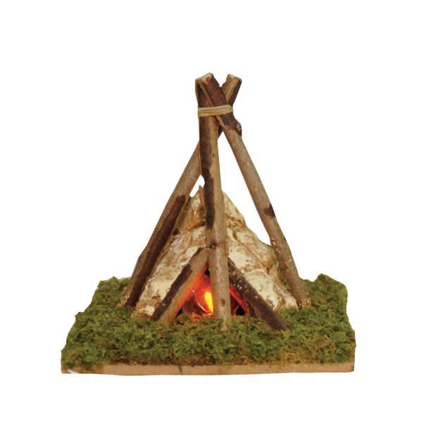 DODATEK ZA JASLICE EUROMARCHI OGNJIŠČE 13X13X15 CM DELUJOČI