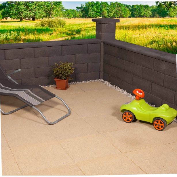 BETONSKI IZDELEK ZOBEC OGRAJA TIPO 200X450X170MM ČRNA