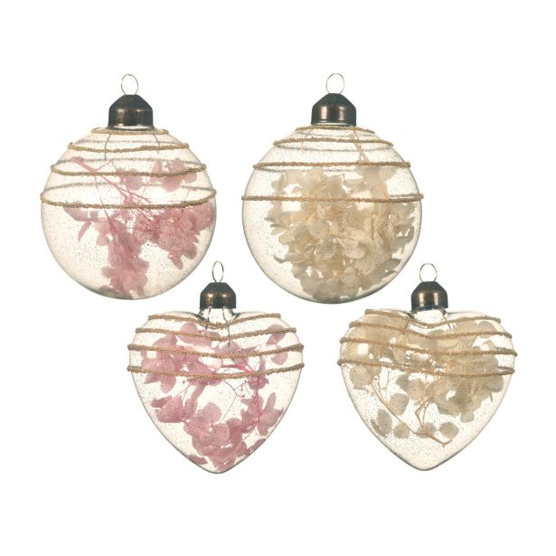 OKRASEK ZA JELKO DECORIS BUNKA/SRCE SORT