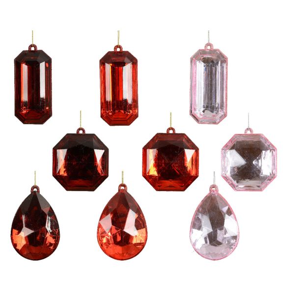 OKRASEK ZA JELKO DECORIS DIAMANT SORTIRANO