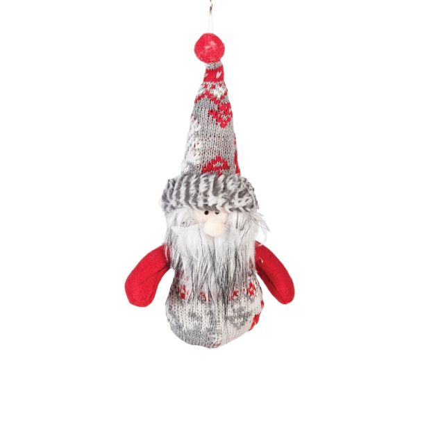 OKRASEK ZA JELKO GLOSSTYLE TEKSTILNA FIGURA 14 CM SNEŽAK ALI BOŽIČEK