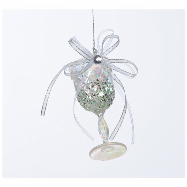 OKRASEK ZA JELKO GLOSSTYLE VISEČI KOZAREC SORTIRANO 6.6*6.6*10.16CM