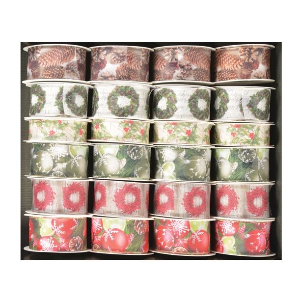 OKRASEK ZA JELKO R+W TRAK RDEČE/ZELENA BARVE. DEKO. 15-40 MM, 2-3.5 M