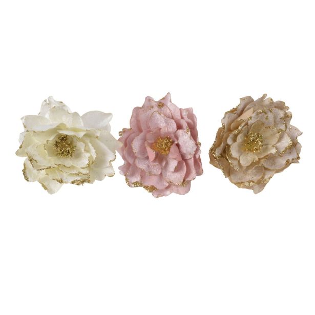 OKRASEK ZA JELKO ROŽA 16 CM SORTIRANO