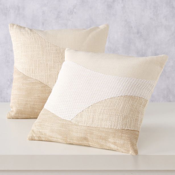 OKRASNI VZGLAVNIK BOLTZE BEŽ, 45X45 CM, SORT