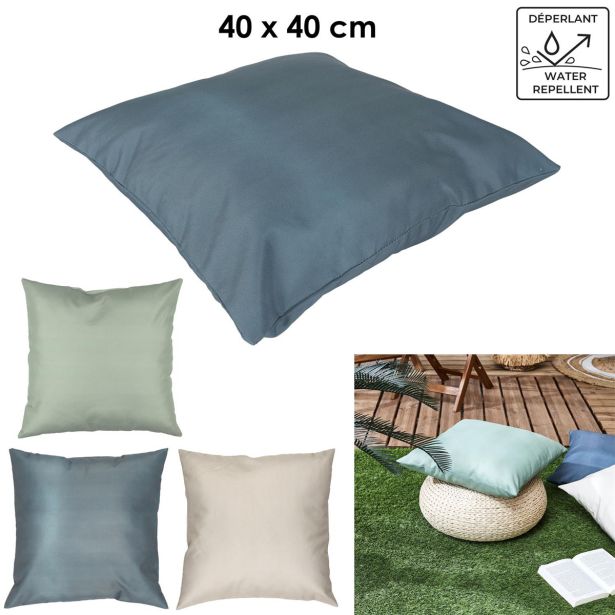 OKRASNI VZGLAVNIK HOME DECO 40X40 ODPOREN NA VODO SORT.