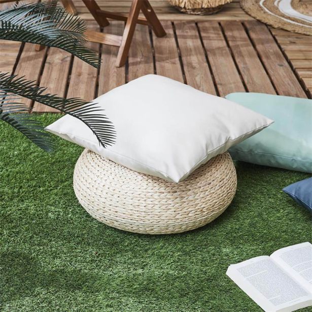 OKRASNI VZGLAVNIK HOME DECO 40X40 ODPOREN NA VODO SORT.