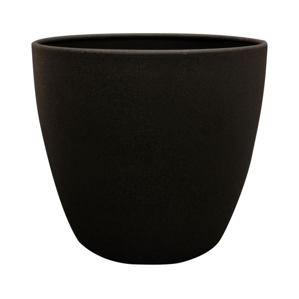 OKRASNI ZUNANJI LONEC TS ALISA MAT ČRN 34 V30 CM