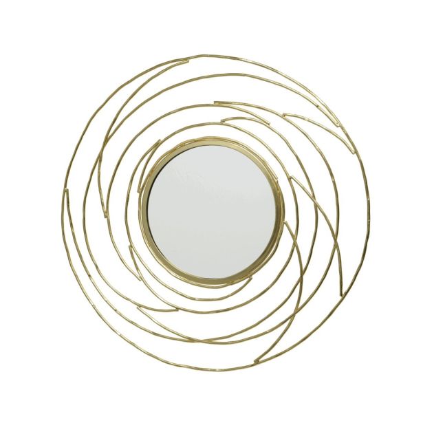 DEKORATIVNO OGLEDALO OKROGLO ŽELEZNO FI 55CM