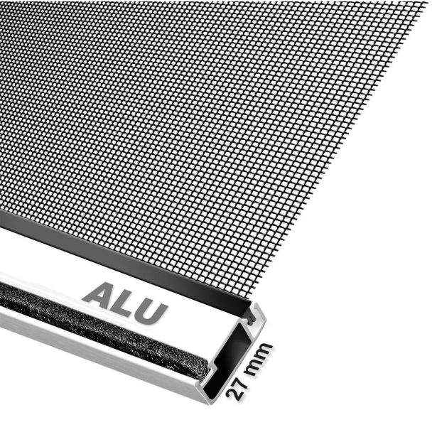 SCHELLENBERG KOMARNIK ZA OKNO Z ALUMINIJASTIM OKVIRJEM PLUS 100X120 BEL