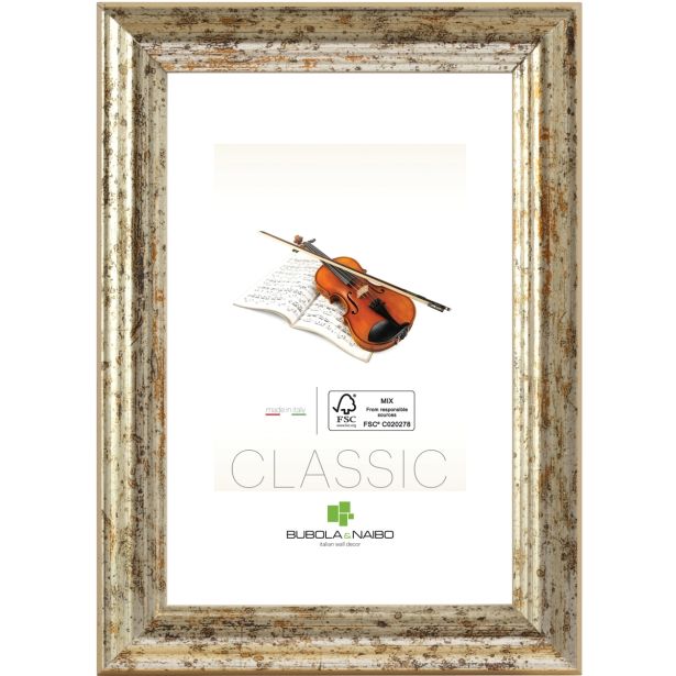 OKVIR ZA SLIKO BUBOLA&NAIBO CLASSIC SREBRN 18X24 CM
