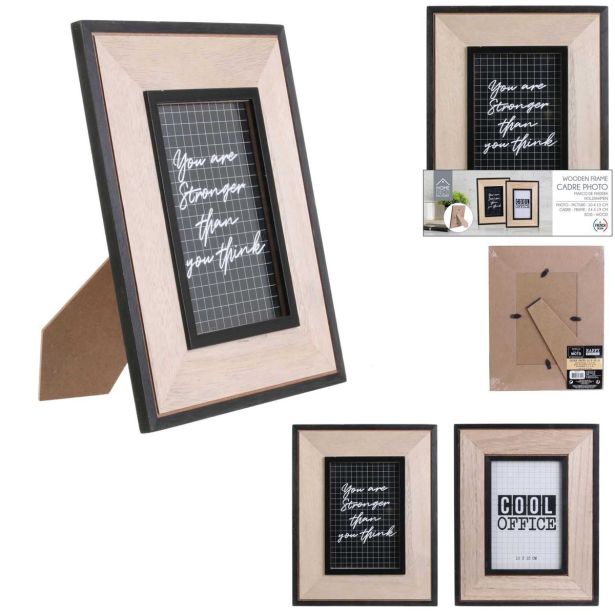 OKVIR ZA SLIKO HOME DECO LESEN 10X15 CM, PROSTO STOJEČ