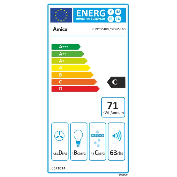 VGRADNA KUHINJSKA NAPA AMICA OMP6554BG