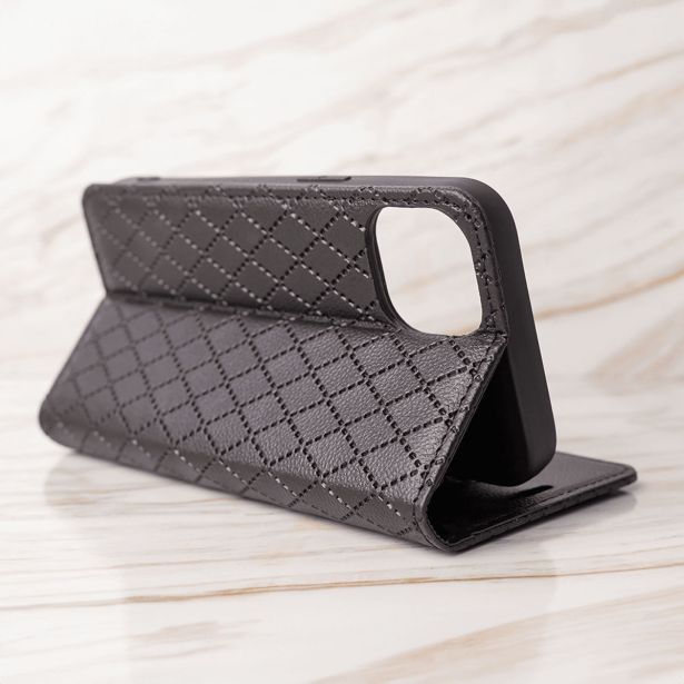 ONASI PREKLOPNA TORBICA KARO ZA SAMSUNG GALAXY A35 - ČRN