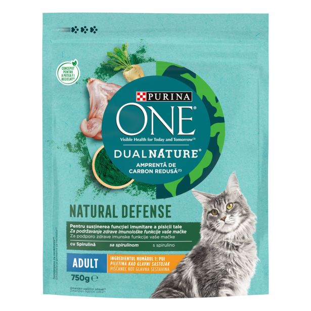 ONE DUAL NATURE BRIKETI ADULT PIŠČ. 750G