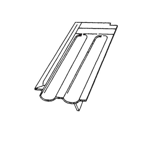 OPEČNA KRITINA BRAMAC GRANAT 13V KRAJNIK DESNI BAKRENO RDEČ