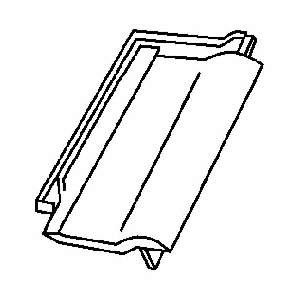 OPEČNA KRITINA BRAMAC RUBIN 13V KRAJNIK DESNI TIKOVINA