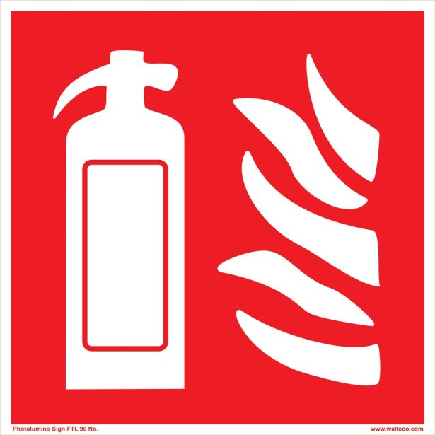 OPOZORILNI ZNAK WALTECO GASILNI APARAT ODSEVNI