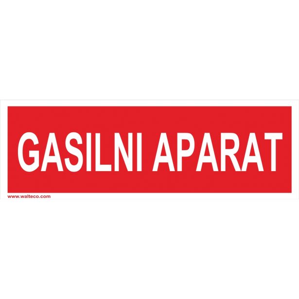 OPOZORILNI ZNAK WALTECO GASILNI APARAT ODSEVNI