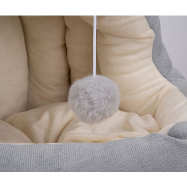 OPREMA ZA MAČKE PET COMFORT POSTELJA Z ŽOGICO