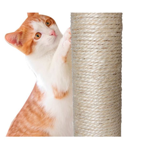 OPREMA ZA MAČKE PET TOYS DREVO IN PRASKALNIK BEŽ