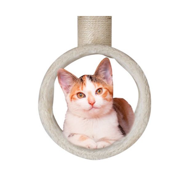 OPREMA ZA MAČKE PET TOYS DREVO IN PRASKALNIK BEŽ