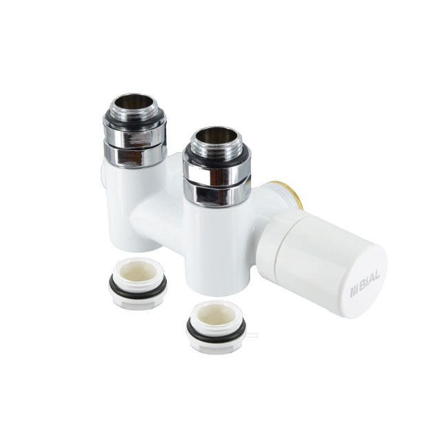 OPREMA ZA RADIATOR BIAL VENTIL SREDINSKI KOTNI KOMBI, BELI