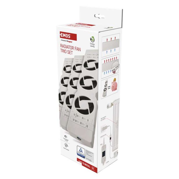 OPREMA ZA RADIATOR EMOS VENTILATOR POD RADIATORJEM TRIO