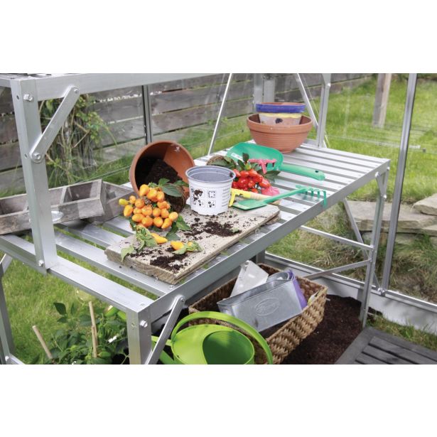 OPREMA ZA RASTLINJAK VITAVIA ALU MIZA 1 RAVEN 121X54X76CM. ALU