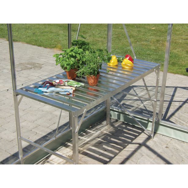 OPREMA ZA RASTLINJAK VITAVIA ALU MIZA 1 RAVEN 121X54X76CM. ALU