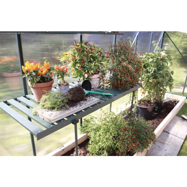 OPREMA ZA RASTLINJAK VITAVIA ALU. MIZA. RAZKLOPNA 120X56X81CM. SMARAGDNA