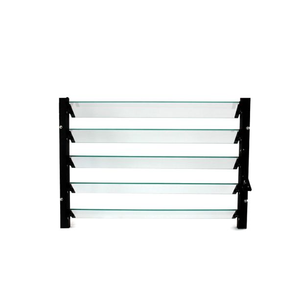 OPREMA ZA RASTLINJAK VITAVIA LAMELNO OKNO Z ESG 3MM ČRNO