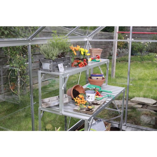 OPREMA ZA RASTLINJAK VITAVIA NASTAVKI ZA NAMIZNI 121X28X39CM. ALU