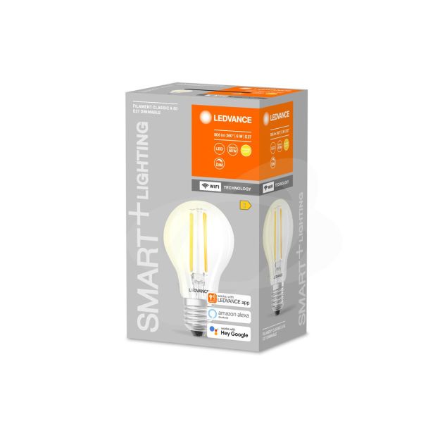 OPREMA ZA SMART SVETILA LEDVANCE CLA60 6W WW DIM E27 SMART WIFI