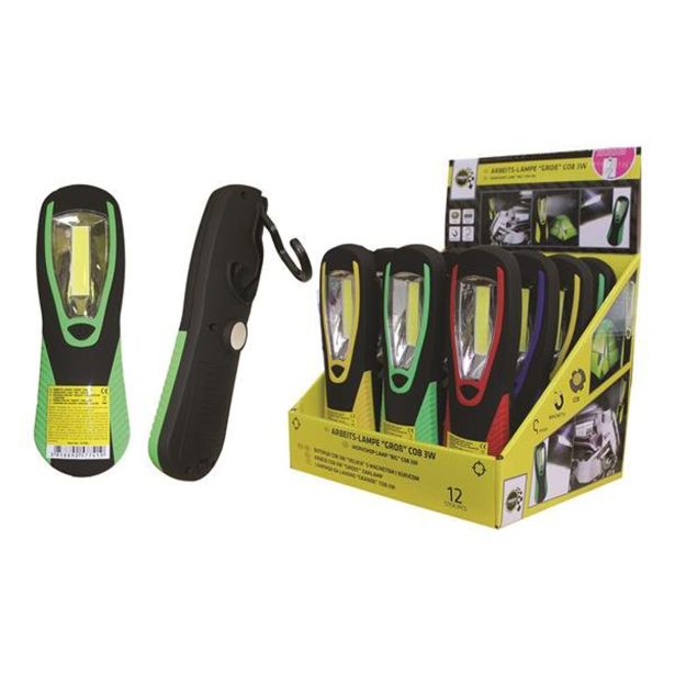 OPREMA ZA VOZILA FINISH LINE BATERIJSKA SVETILKA COB 3W VELIKA