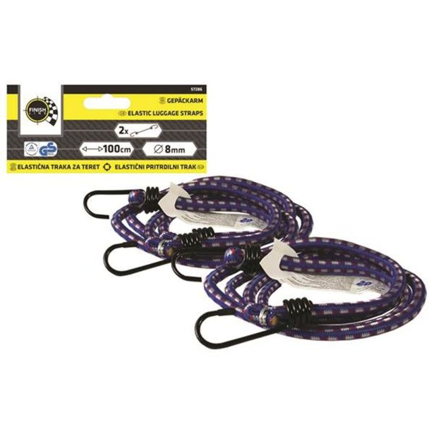 OPREMA ZA VOZILA FINISH LINE PAJEK ELASTIČNA VRV 2X100CM