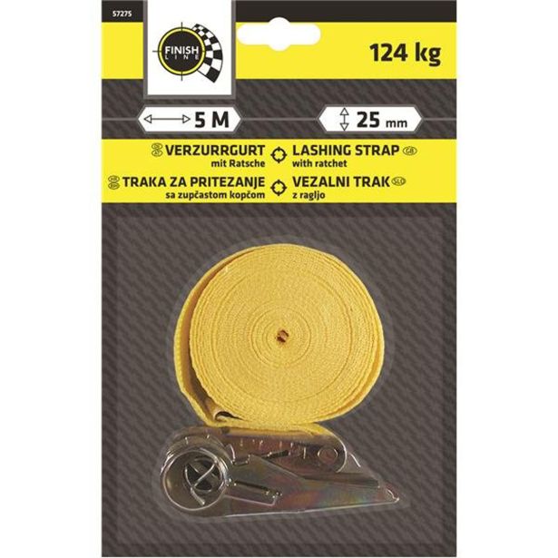 OPREMA ZA VOZILA FINISH LINE VEZALNI TRAK Z RAGLJO 5M 124KG