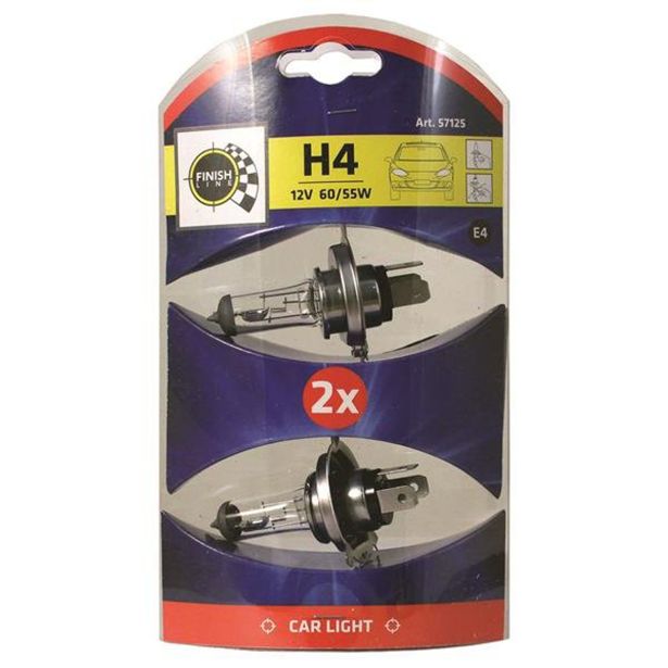 AVTOMOBILSKI ŽARNICI FINISH LINE DUO H4 2-1 60-55W 12V